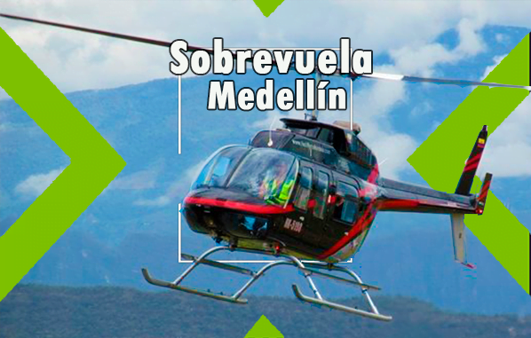 Sobrevuela Medellín en Helicóptero