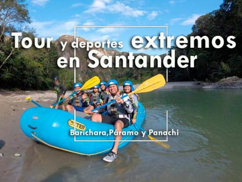 Tour y deportes extremos en Santander con adrenaline Colombia
